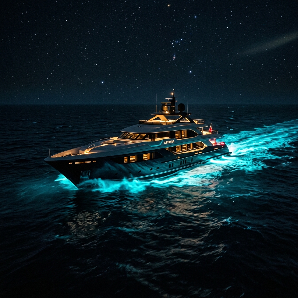 Luxury Yacht Cinematic Background